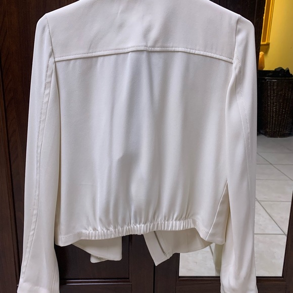 Babaton silk motto jkt size xs- white opal - Picture 4 of 5